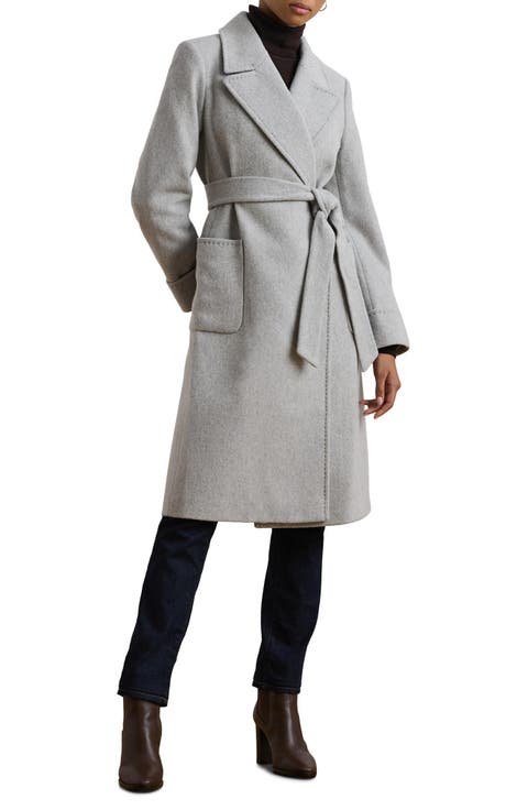 Women's Grey Wool & Wool-Blend Coats | Nordstrom