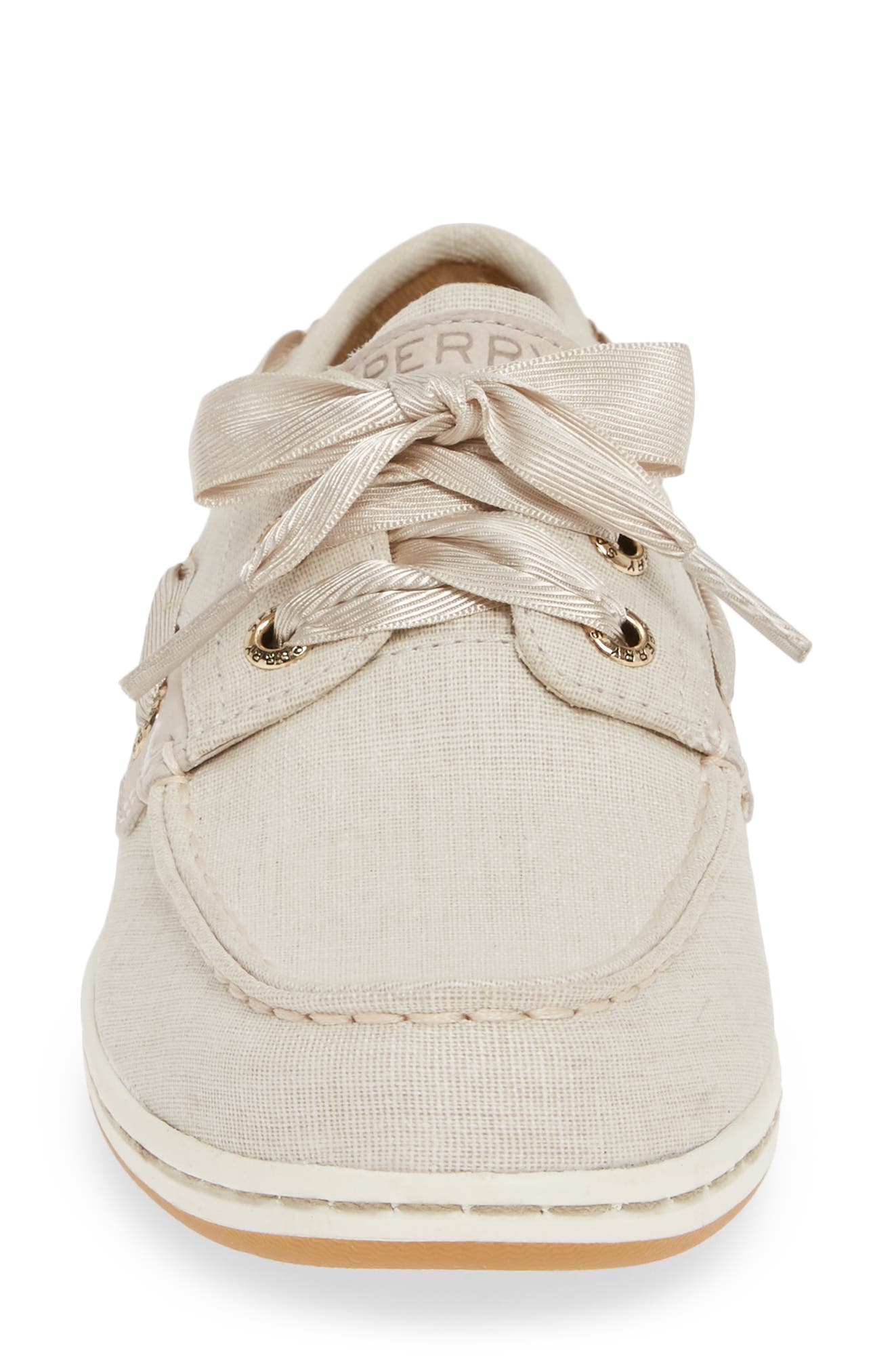 SPERRY TOP-SIDER<sup>®</sup> Sperry Songfish Linen Boat Shoe, Alternate, color, 