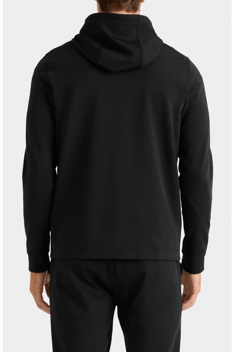 Spar Zip-Up Hoodie, Alternate, color, BLACK