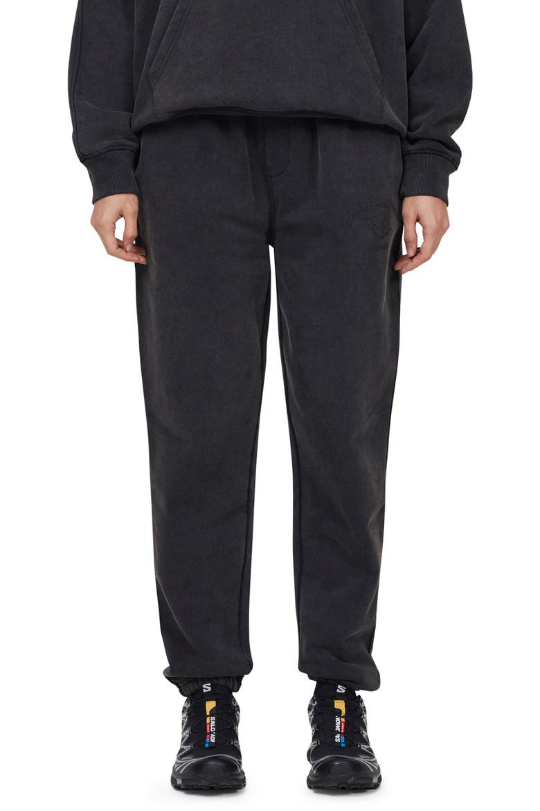 Float Washed Relaxed Jogger, Main, color, Black
