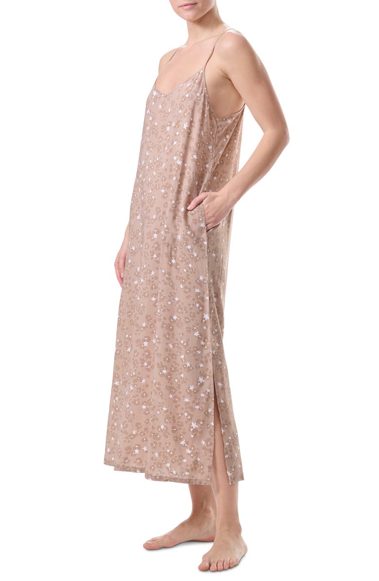 Splendid Print Maxi Chemise, Alternate, color,