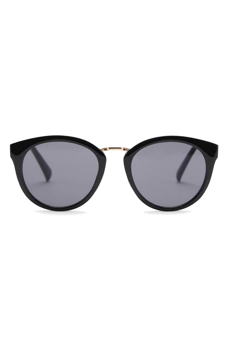 MANGO Oversize Cateye Sunglasses, Main, color, 