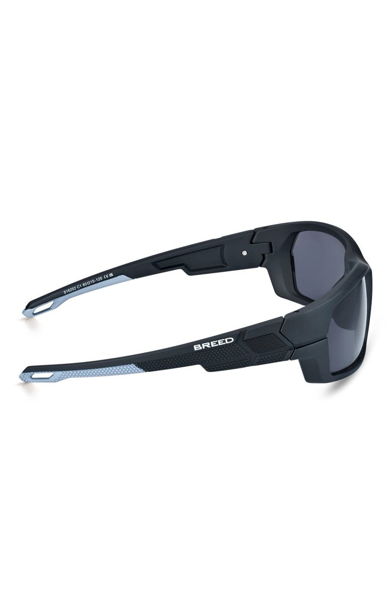 BREED Sirus Polarized Mens Sunglasses, Alternate, color, Black/Black
