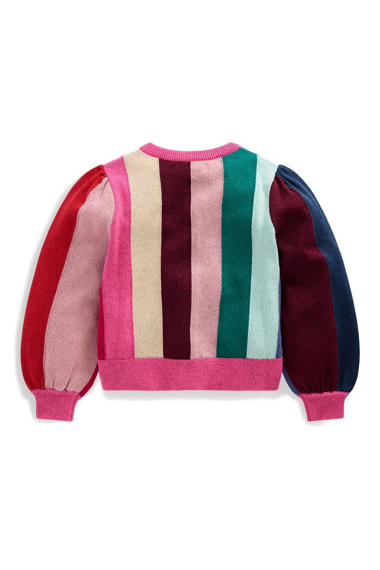 Kids' Sparkle Party Cardigan, Alternate, color, RAINBOW SPARKLE STRIPE
