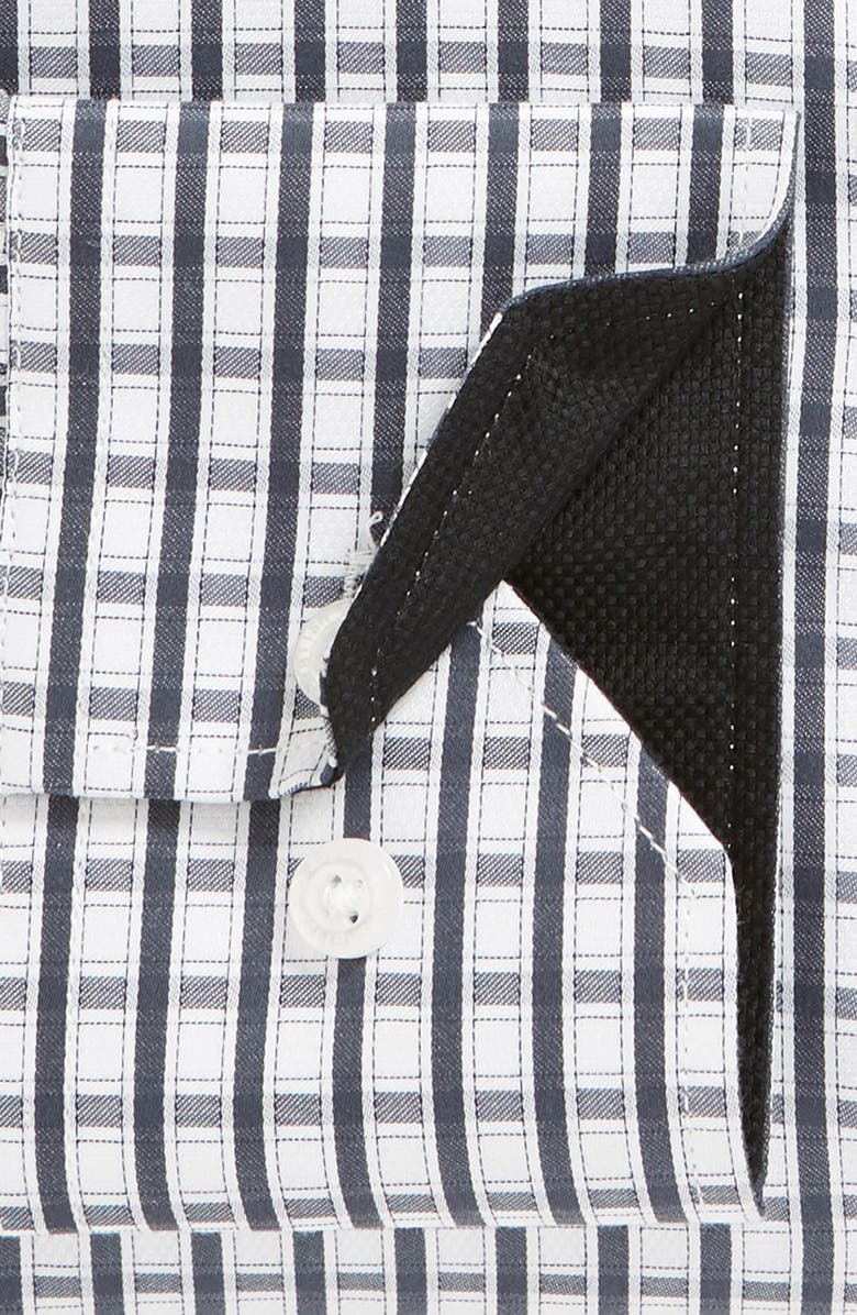 English Laundry Trim Fit Check Dress Shirt, Alternate, color, 
