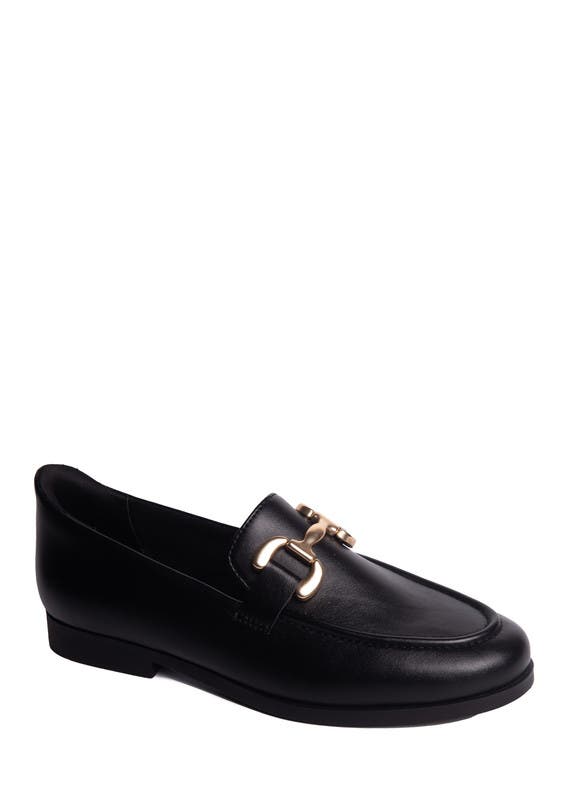Marc Joseph New York Avery Street Hands Free Technology Leather Buckle Loafer, Main, color, 
