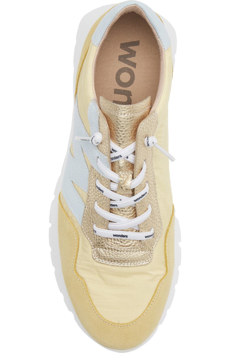 Wonders Lace-Up Platform Sneaker, Alternate, color, Vanilla/ Aura