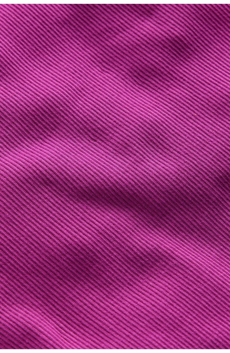 Mini Boden Ribbed Lace Trim Tank, Alternate, color, Purple