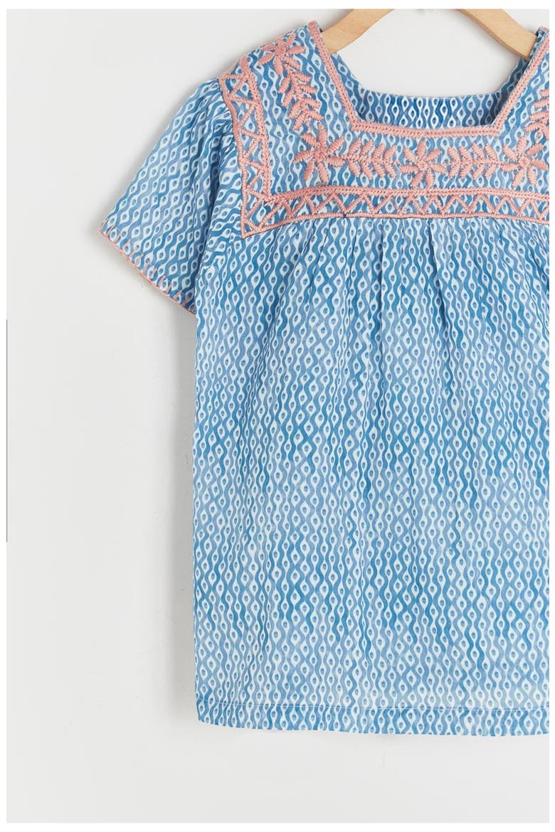 Afrika Spaghetti Strap Blouse, Alternate, color, PASTEL BLUE