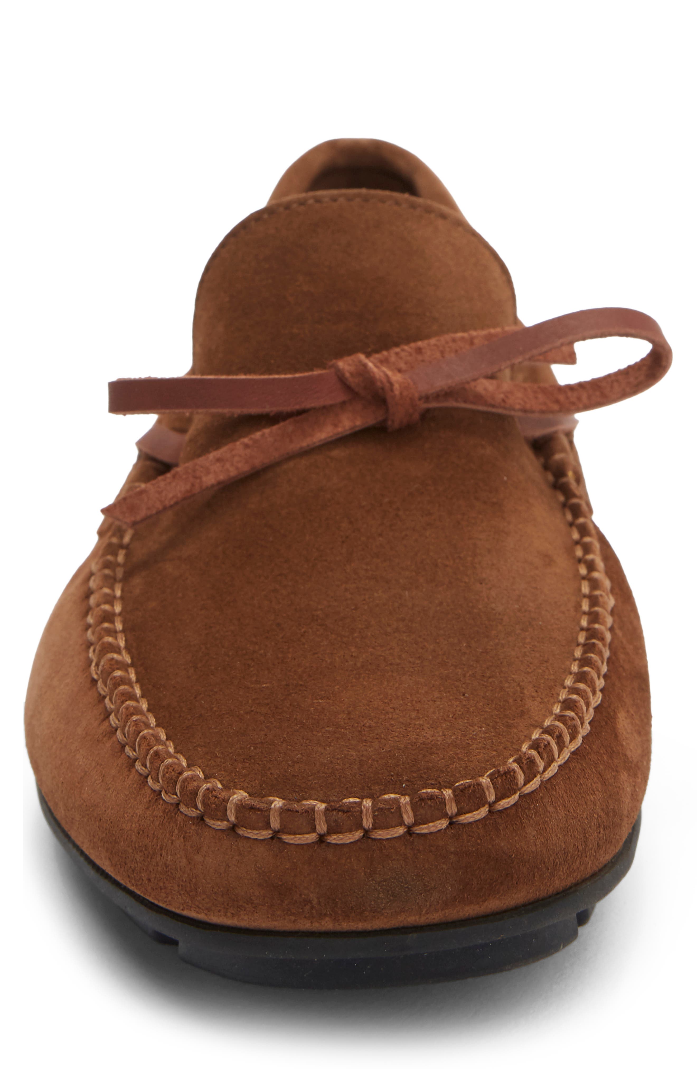 Viaggio Driving Loafer, Alternate, color, BROWN SUEDE