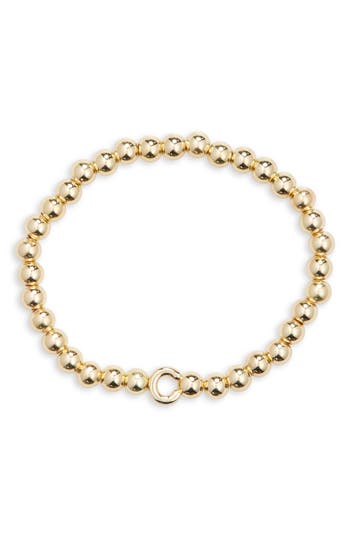 Baublebar Pisa Initial Beaded Stretch Bracelet