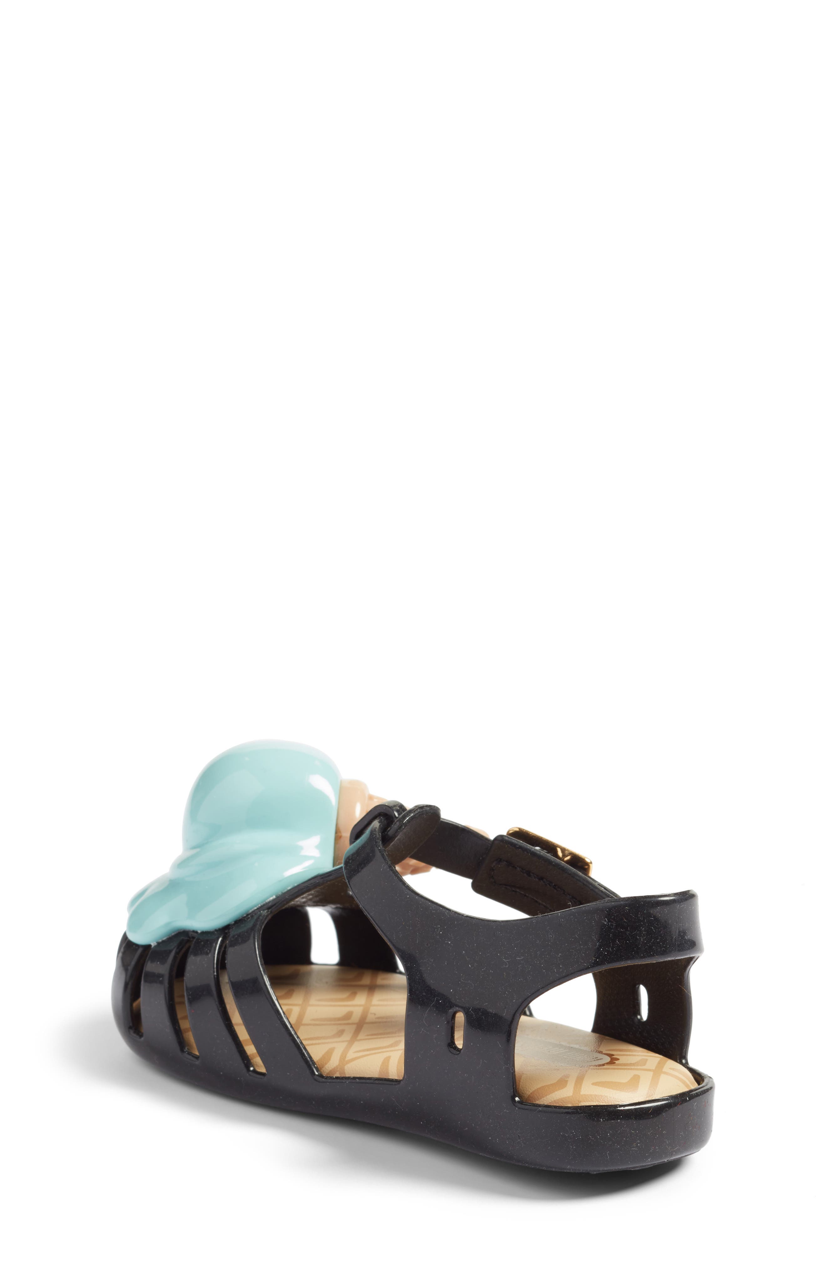 Mini Melissa Aranha X Sandal, Alternate, color, 