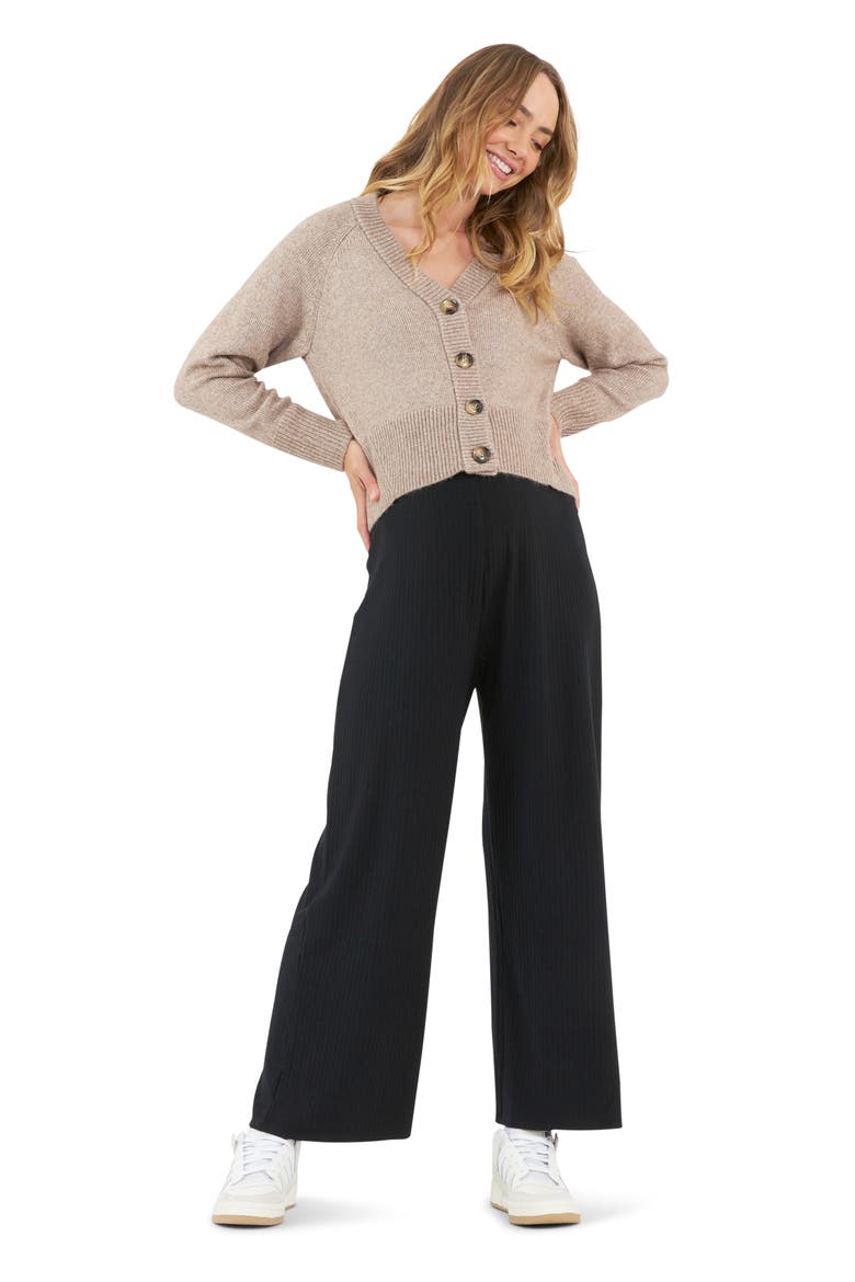Bobby Rib Jumpsuit, Alternate, color, BLACK