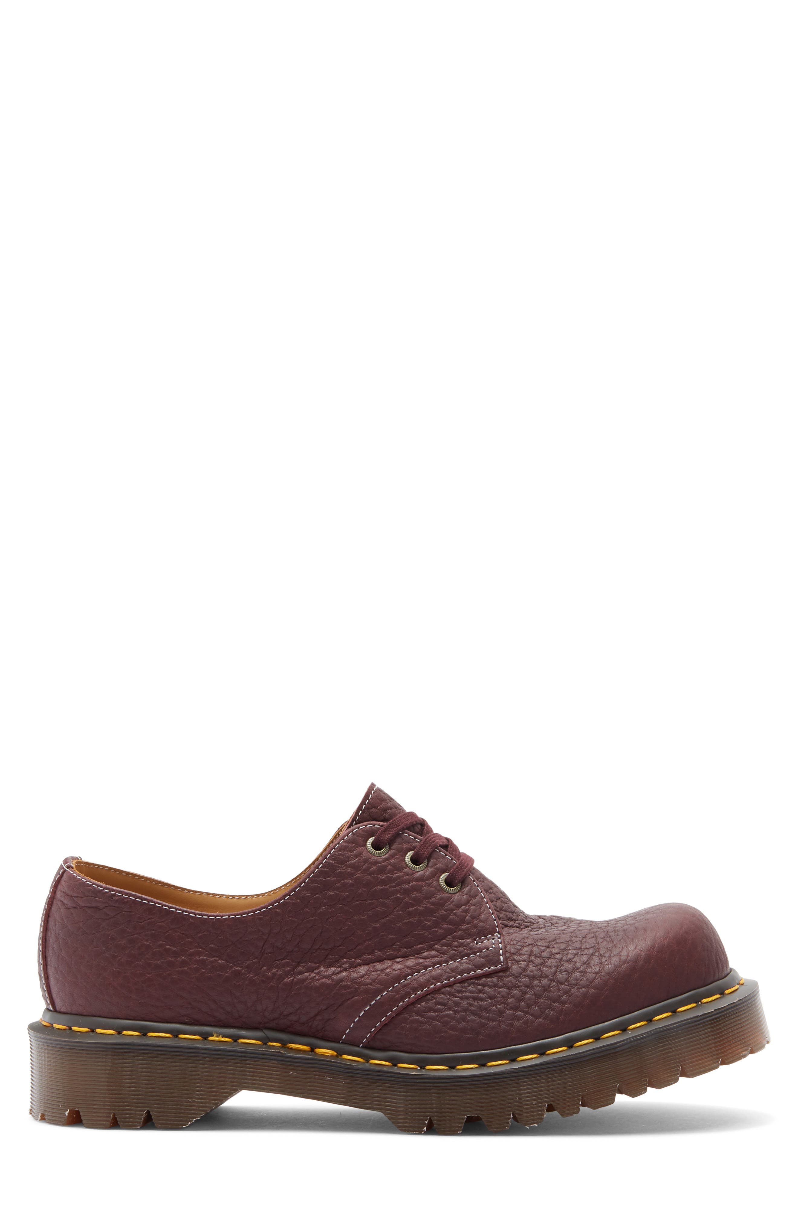 Dr. Martens 1461 Leather Oxford, Alternate, color, Rich Burgundy