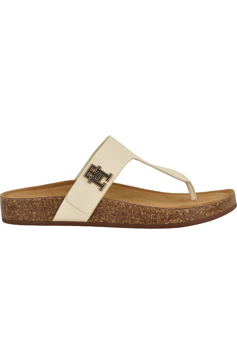Tommy Hilfiger Tobeach Platform Flip Flop, Alternate, color, Ivory