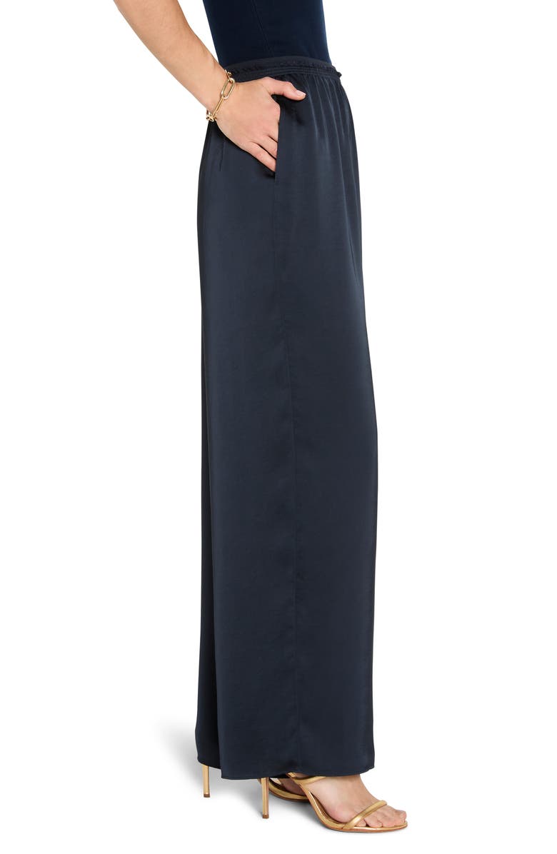 NIC+ZOE Day Gloss Wide Leg Pull-On Pants, Alternate, color, Dark Indigo