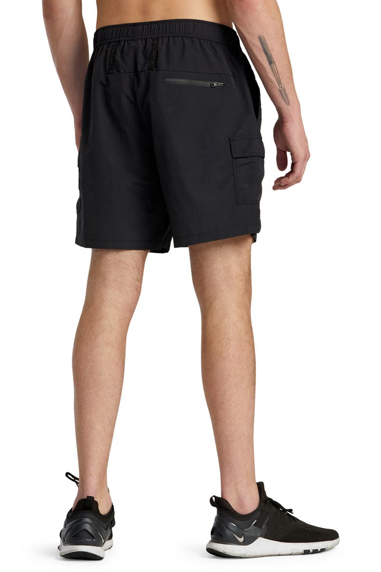 Outsider Cargo Shorts, Alternate, color, BLACK