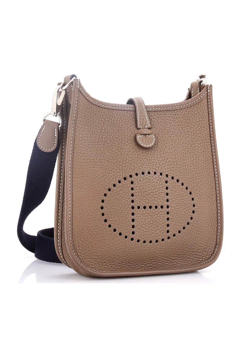Pre-Owned Hermes Evelyne Bag Gen III Clemence TPM, Alternate, color, Etoupe