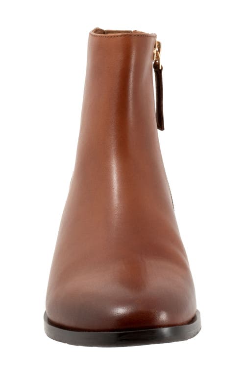 Trotters Ava Bootie In Brown