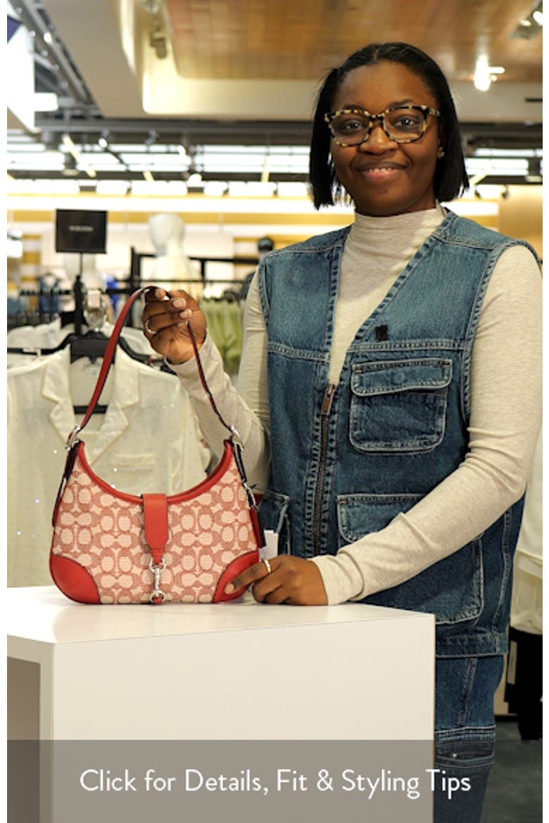 COACH Hamptons Hobo Bag In Signature Textile Jacquard (Women