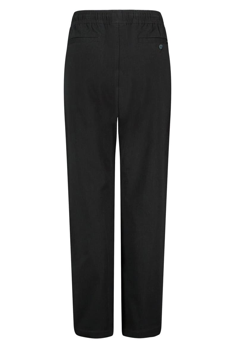Larry Twill Drawstring Pants, Alternate, color, RAVEN