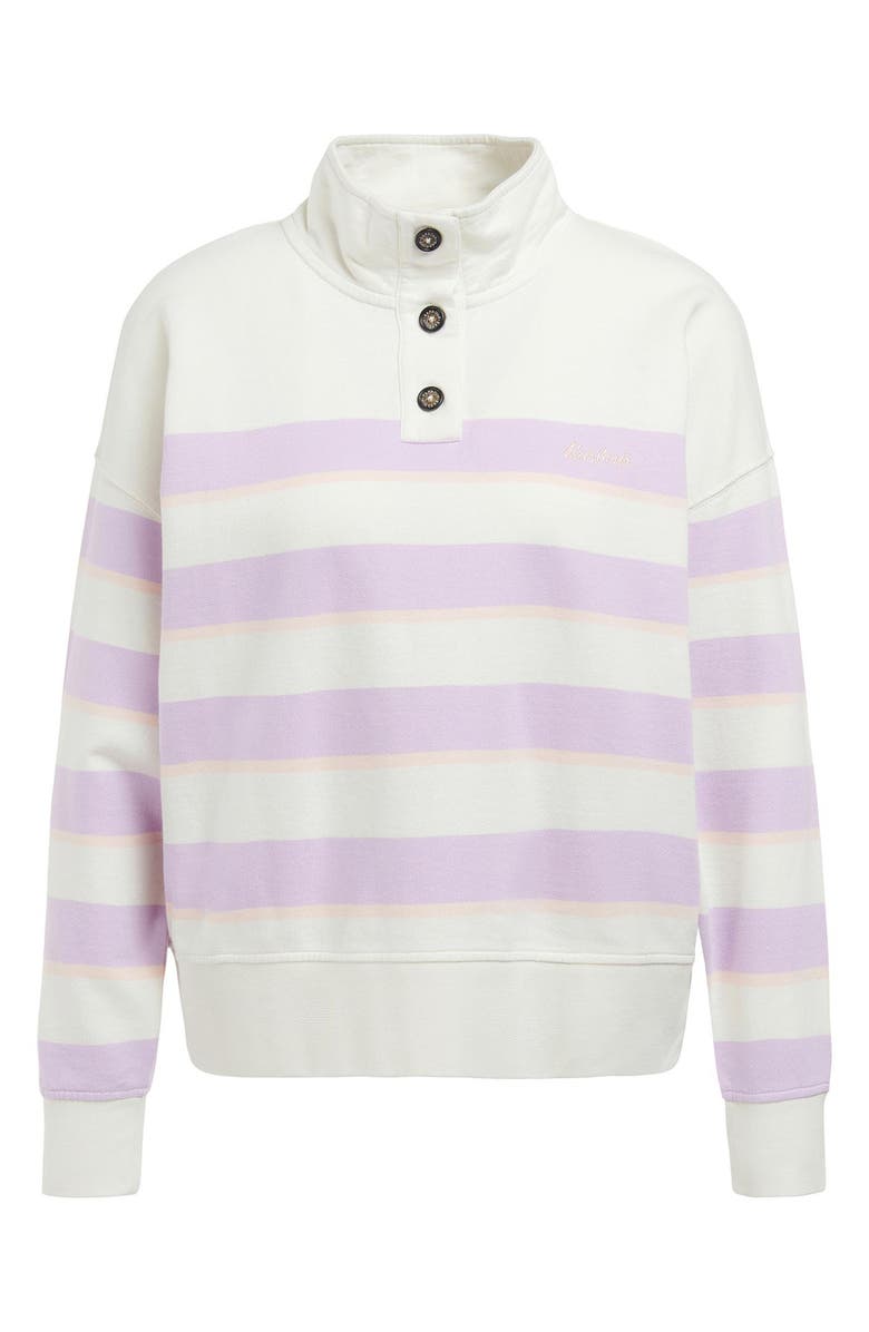 Barbour Snapdragon Stripe Cotton Sweatshirt, Alternate, color,