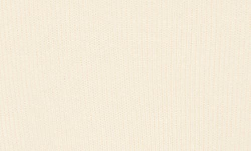 Eileen Fisher Mock Neck Organic Linen & Cotton Sweater In Soft White