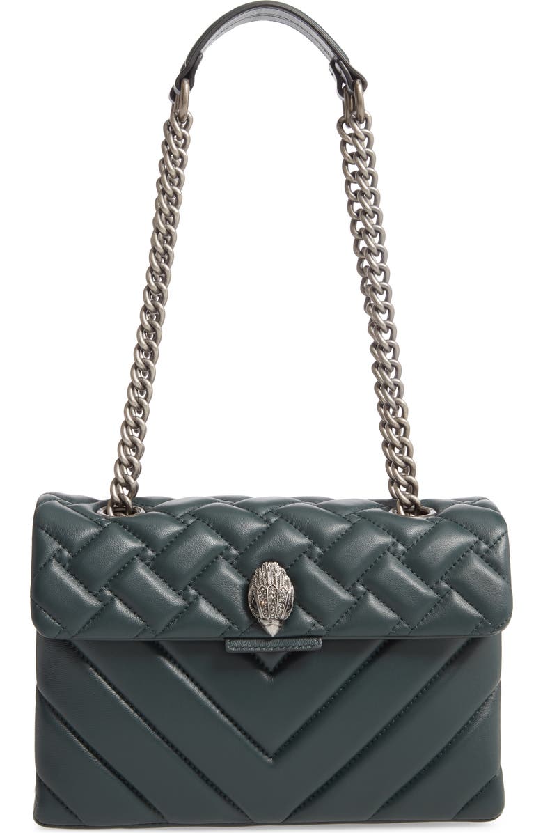 Kurt Geiger London Large Kensington Leather Shoulder Bag, Main, color,