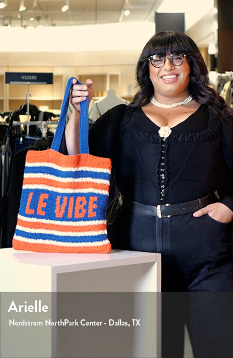 Michel Crochet Cotton Tote, sales video thumbnail