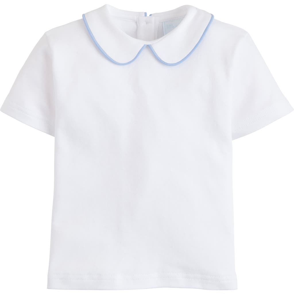 Little English Kids' Piped Peter Pan Short Sleeve In Blue