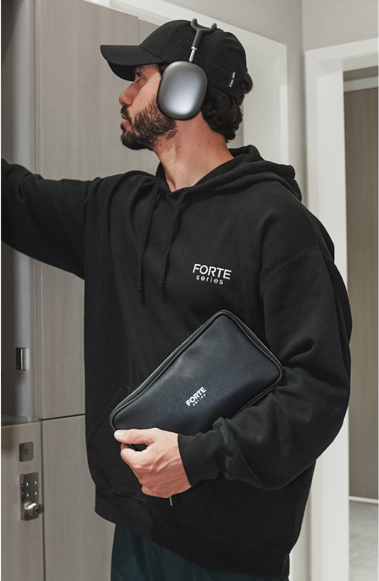 Forte Series Santos Dopp Bag, Alternate, color, Black