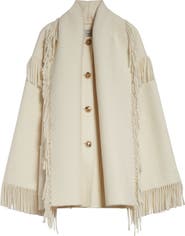 TOTEME Double Face Wool Blend Scarf Jacket