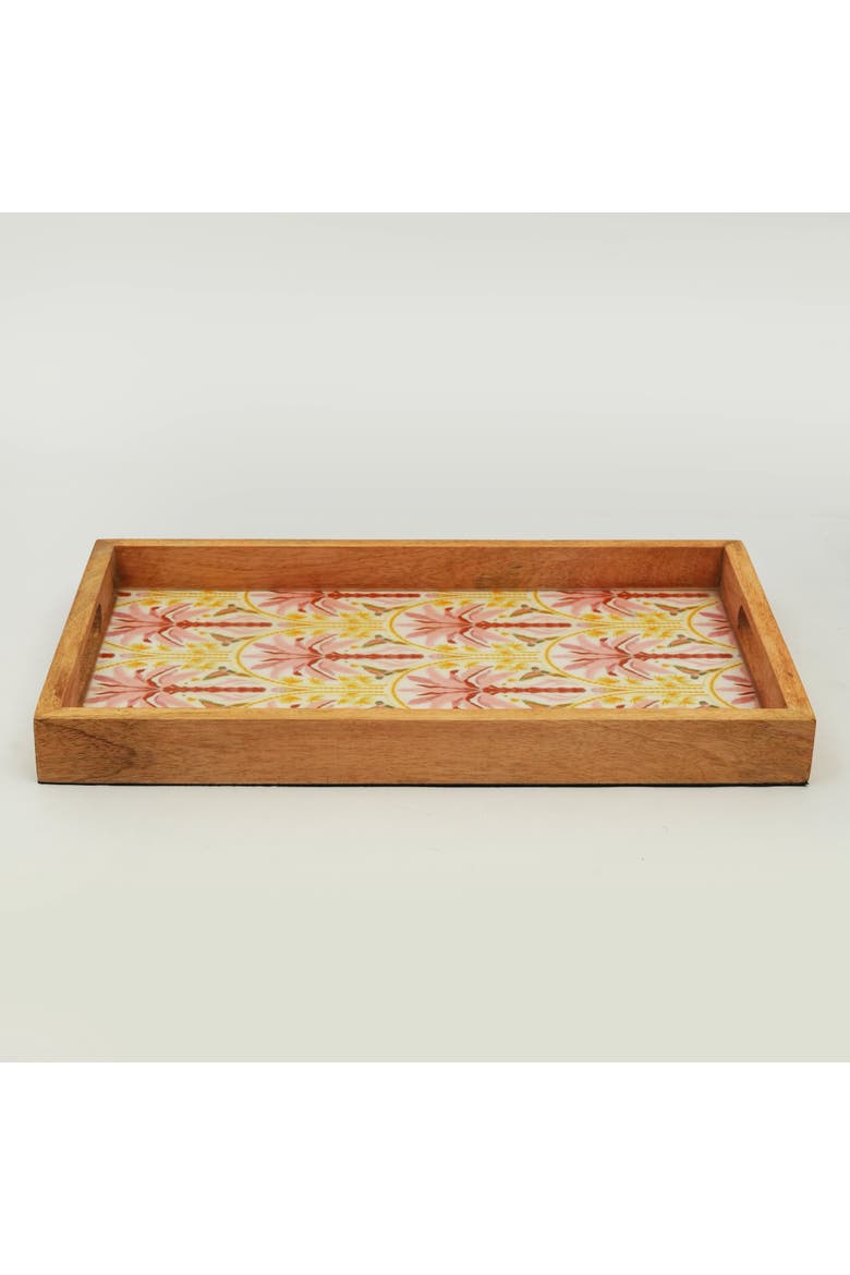 Pink Summer Inlay Tray, Alternate, color, Pink