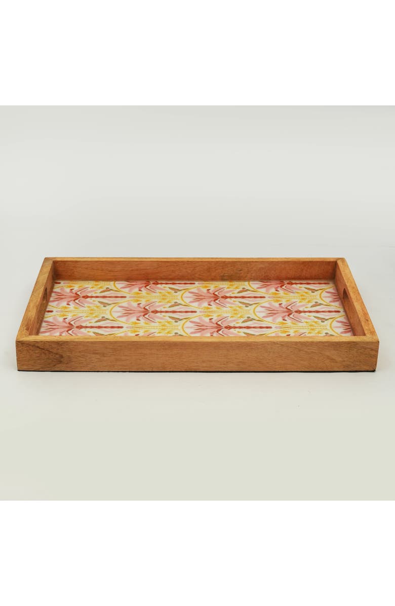 Mela Artisans Pink Summer Inlay Tray, Alternate, color, Pink