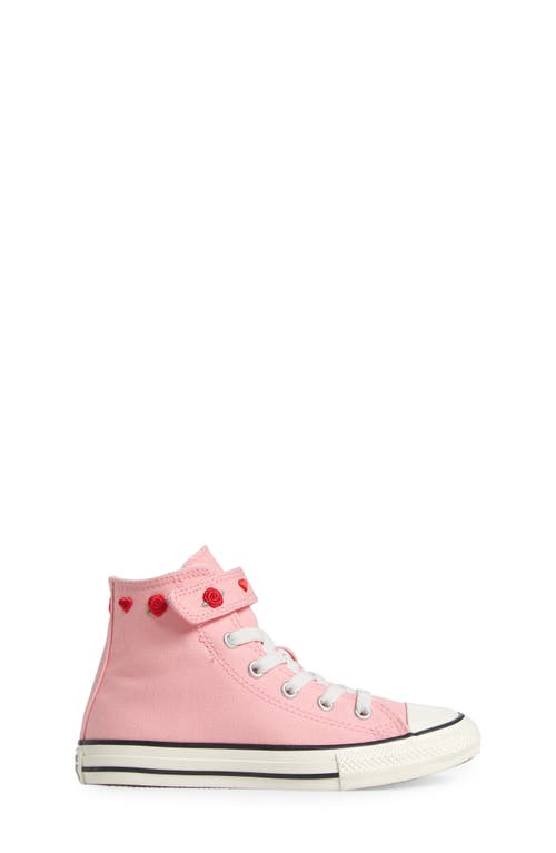 Shop Converse Kids' Chuck Taylor® All Star® Valentines Day High Top Sneaker In Jellyfish Jitter/red/egret