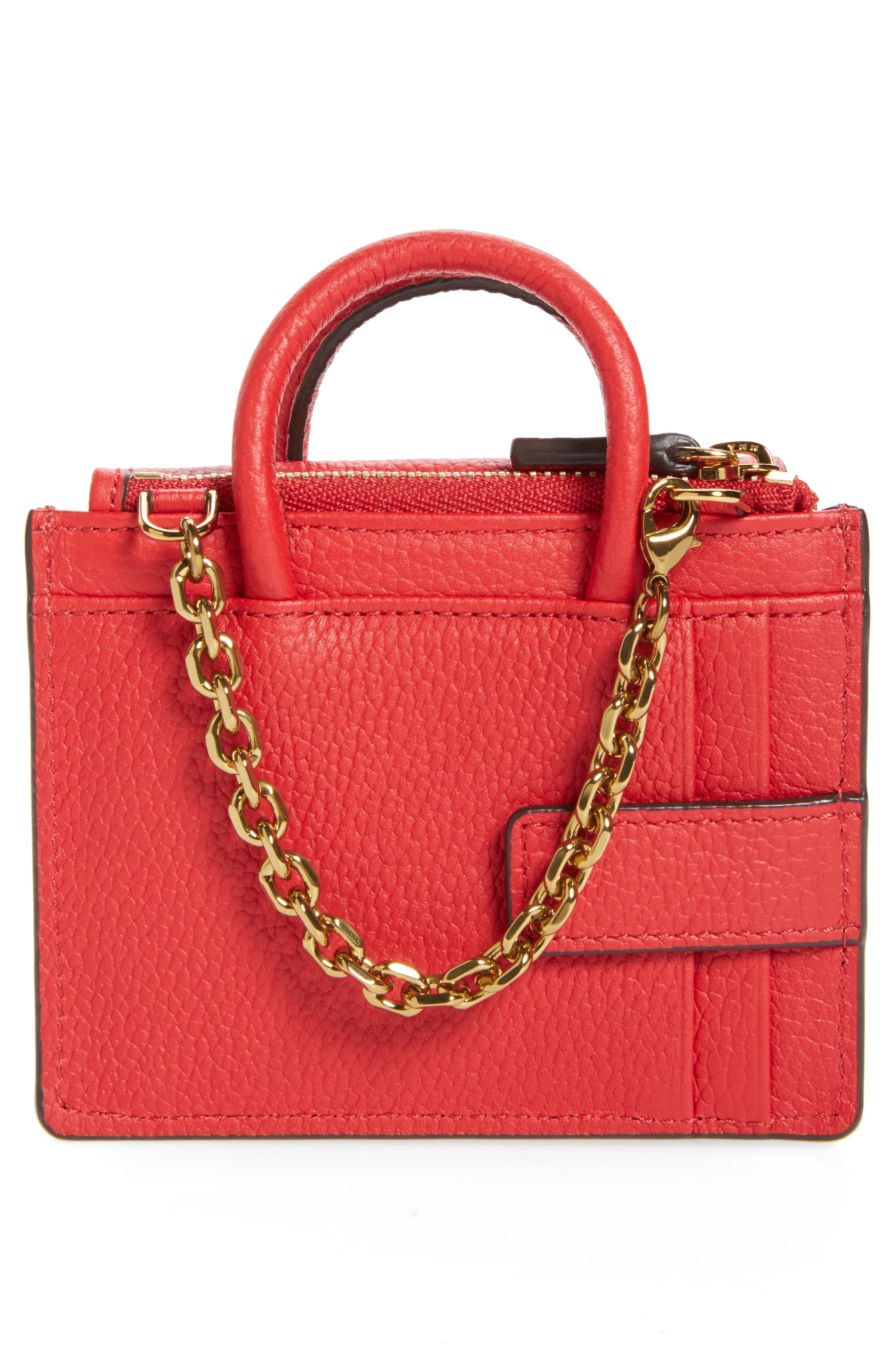 Milla Mini Bag Card Case, Alternate, color, RUBY RED