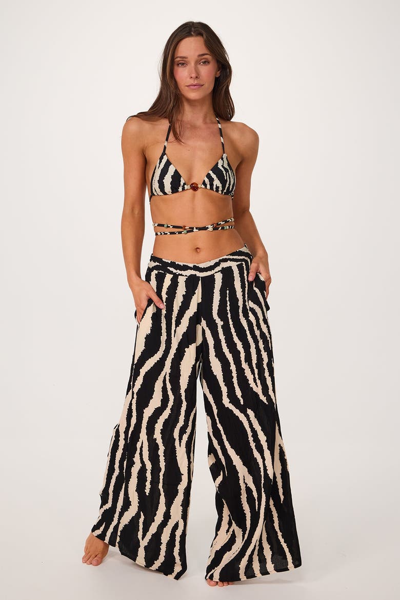 Serena Cover-up Pant, Main, color, Zebra