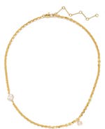 Lady Grey Crystal Tilt Cubic Zirconia Necklace