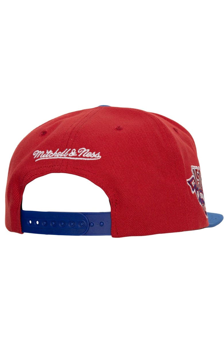 Mitchell & Ness Men's Mitchell & Ness Red/Royal Cincinnati Reds Hometown Snapback Hat, Alternate, color,
