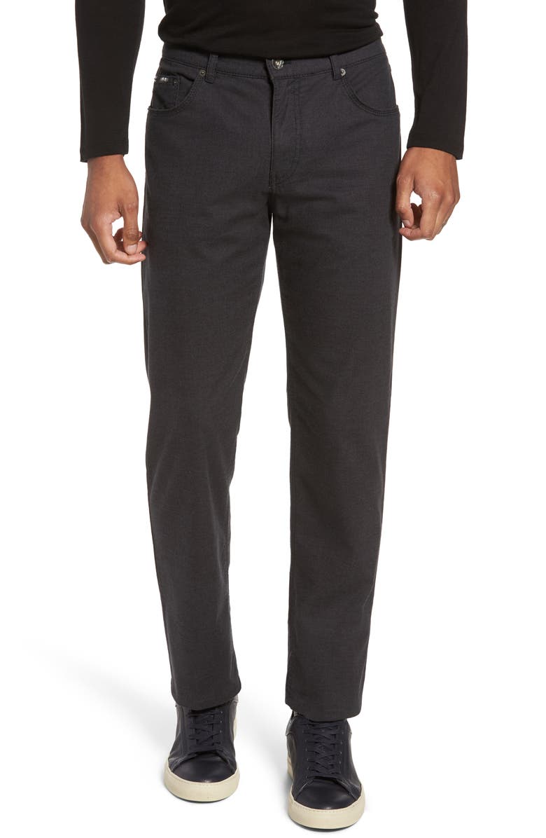 Brax Five-Pocket Stretch Cotton Trousers, Main, color, 