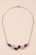 Modenaire Crystal Drop Pendant Necklace