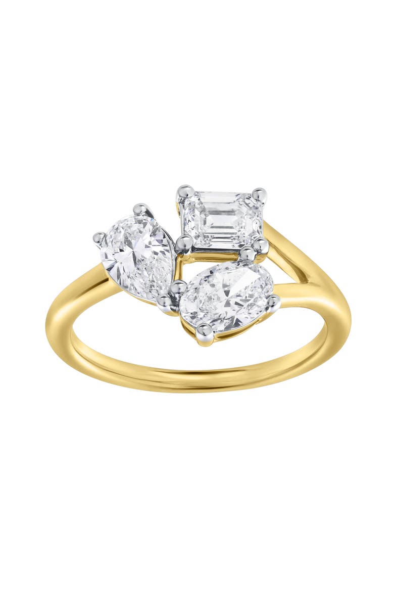 Mysaria 14K Gold Lab Grown Diamond Ring - 1.5 Ct, Main, color, 14K Yellow Gold