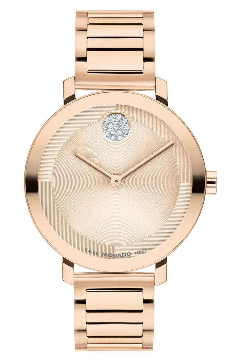 Bold Evolution 2.0 Bracelet Watch, 34mm, Main, color, ROSE GOLD