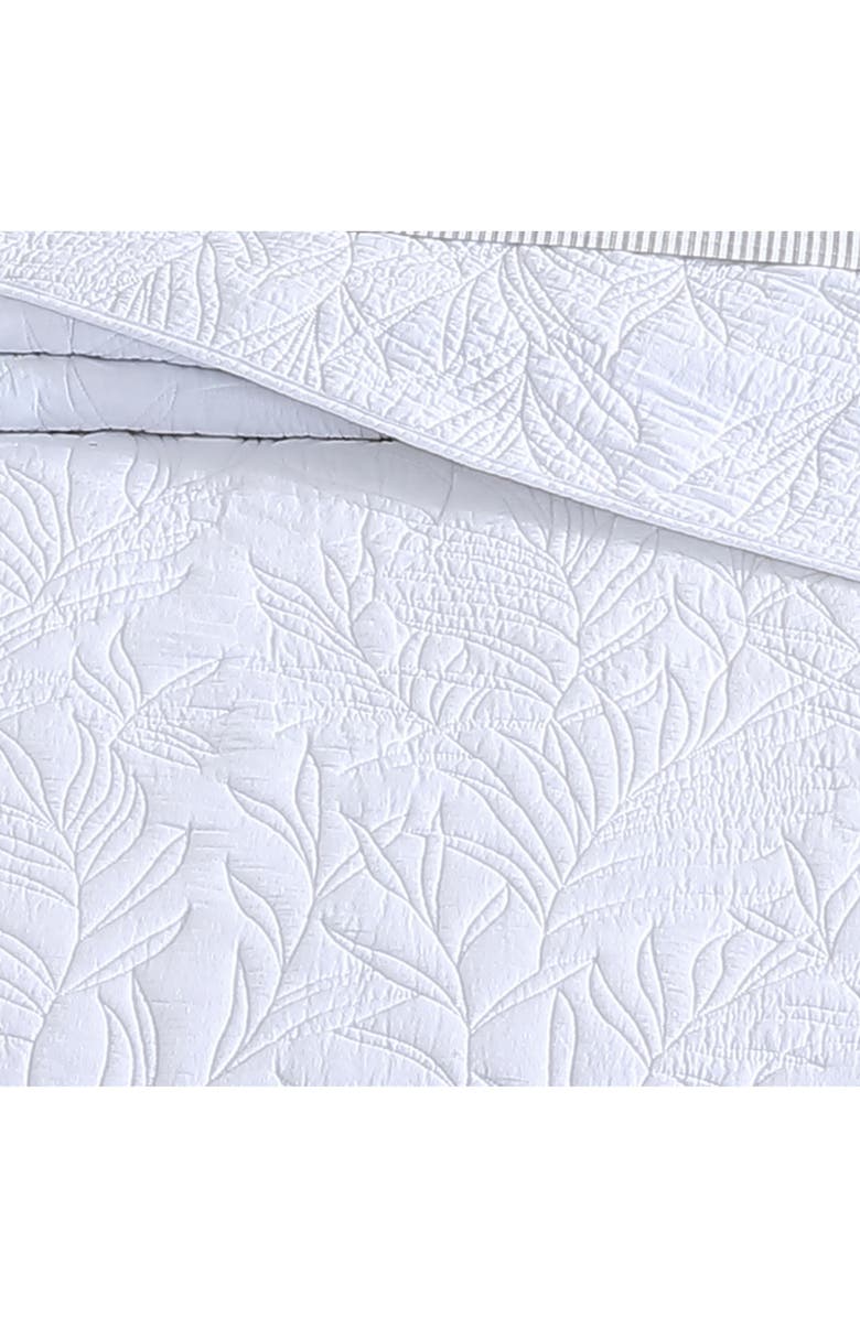 Tommy Bahama Solid Costa Quilt, Alternate, color, White