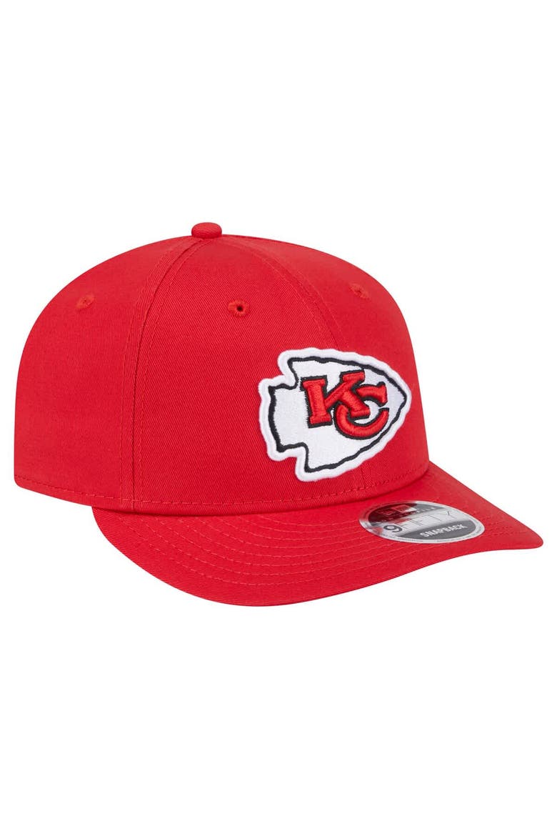 Men's New Era Red Kansas City Chiefs Main Low Profile 9FIFTY Snapback Hat, Alternate, color, Red