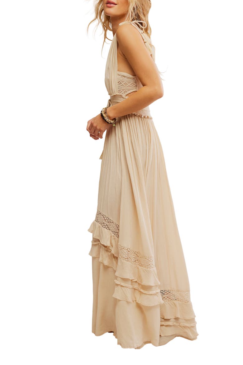 Endless Summer by Free People Santa Maria Maxi Dress, Alternate, color, SUMMER KHAKI