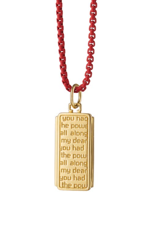 Dorothy Power 18k Gold Pendant Necklace