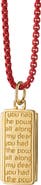 Monica Rich Kosann Dorothy Power 18k Gold Pendant Necklace