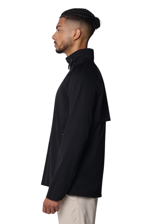 Reflo Evelix Waterproof Recyclable Jacket In Black