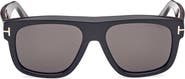 TOM FORD Icon 56mm Pilot Sunglasses
